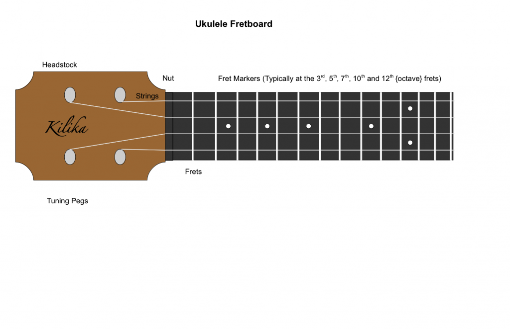 Ukulele Fretboard