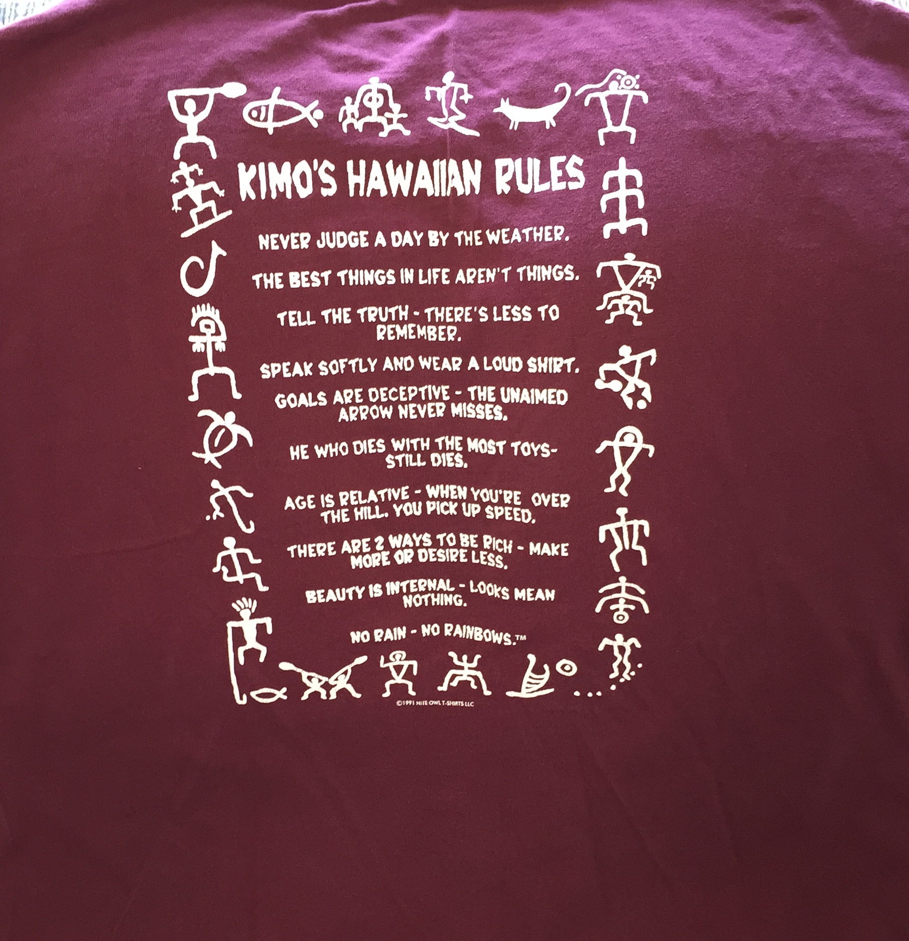 Kimo's Hawaiian Rules T-Shirt