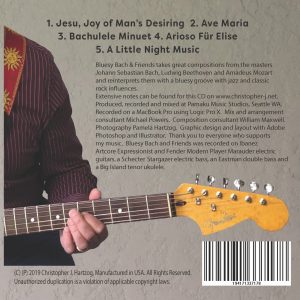 Bluesy Bach & Friends CD Back Cover